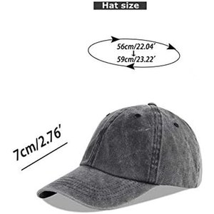 Gorra de mezclilla desgastada con lavado ligero clásico personalizada 2025 / 2026 aspecto Vintage al por mayor sensación barata y suave - Product Image 3