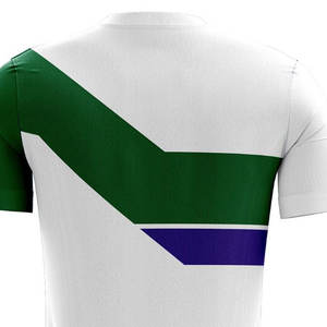 Vente en gros T-shirt court 100% coton personnalisé pour hommes respirant à séchage rapide pour Sport Gym Run Plain Blank Sublimation Design - Product Image 5