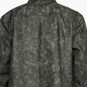 Veste en cuir de qualité supérieure pour hommes avec conception de chemise à col-Taille personnalisée et logo OEM, prix d'usine en gros - Product Image 6