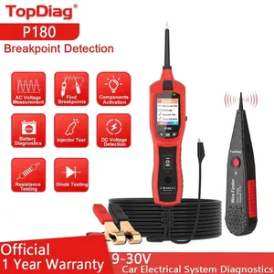 Topdiag P180 <span class=keywords><strong>Auto</strong></span> Circuito <span class=keywords><strong>Tester</strong></span> Sistemas Elétricos Veículos Diagnóstico Breakpoint Localização Ferramenta Car Circuit <span class=keywords><strong>Tester</strong></span> - Product Image 2