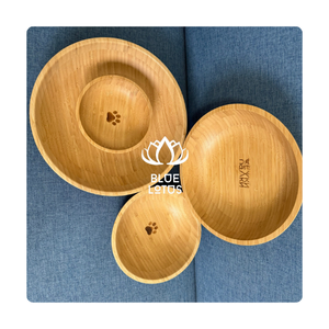 CUSTOMIZED 2024 PET BAMBOO <b>BOWL</b> PET <b>BOWL</b> for DOG CAT PET <b>TOYS</b> FOCOFFEE WOOD CHEW FROM VIETNAM MS AMELIA +84855014447 - Product Image 1