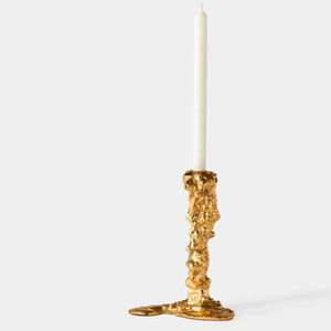 Centres de table de mariage élégants bougeoir en métal doré porte-bougie décoratif décoration de la maison de Noël d'Inde par HHO - Product Image 3