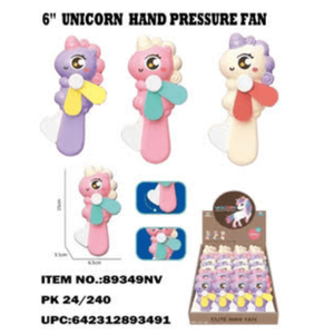 Ventilateur portable UNICORN 4000mAh, pliable, alimentation USB/batterie, 1 vitesse, pour usage domestique et hôtelier - Product Image 1