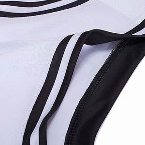 Maille unie épaisse Nouveau maillot de basket-ball Sublimation Design Maillots d'équipe de basket-ball Throwback - Product Image 4