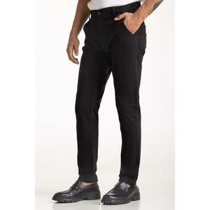 Pantalon Aviateur Classique Noir en Cuir Véritable MN-TRC-WS24-019 Logo Personnalisable Fermetures Éclair Couleurs Disponibles XL 2XL 3XL 4XL 5XL 6XL 8XL - Product Image 1
