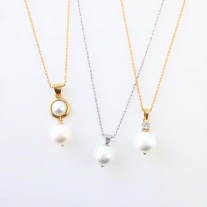 สร้อยคอพร้อมจี้เงินแท้ S925 ประดับมุกน้ำจืด ขายส่งจากโรงงาน ชุบทอง 18k - Product Image 6