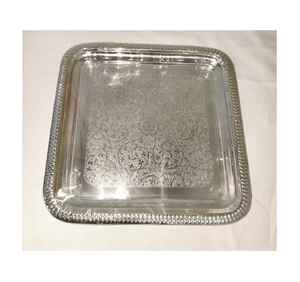 Plateau de service d'affichage alimentaire de table de restaurant composé de fournitures d'hôtel en rotin plateau de service décoratif personnalisé - Product Image 6