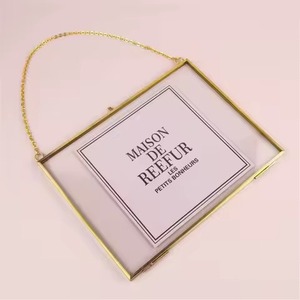 Handmade Premium Brass and <b>Glass</b> Square Photo <b>Frame</b> with Durable Construction Eco-Friendly Antique Charm <b>for</b> Home Decor - Product Image 5