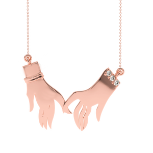 Colgante Ajretail Together Forever - Diamante Natural de 0.06 Quilates, Color EF, Claridad VS - Product Image 2