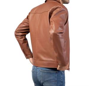 Wholesale 2025 New Fashion Genuine Leather Customized <b>Long</b> Sleeve <b>Men's</b> <b>Jacket</b> high quality <b>Men's</b> Winter <b>jacket</b> for <b>men</b> - Product Image 1