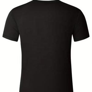 เสื้อยืดผู้ชายลายฉลาม ผ้าไหม/ผ้าฝ้าย ระบายอากาศ แห้งเร็ว ป้องกันลม แขนสั้น สไตล์ลำลอง โดดเด่น - Product Image 2