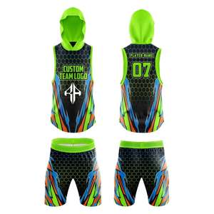 Nuevo Uniforme de Fútbol Americano 7v7 de Alta Calidad con Capucha, Spandex/Poliéster, para Todas las Temporadas, Color Personalizado, RIVIAN ATLANTIC - Product Image 3