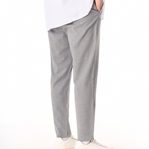 New Trend 2025 Joggers para hombre Pantalones de chándal de mezcla de algodón suave Color gris Personalización de etiqueta privada - Product Image 5