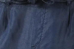 Pantalones cortos de gimnasio de poliéster ligero para mujer, entrenamiento de yoga y correr de secado rápido con cintura alta elástica y bolsillo - Product Image 5