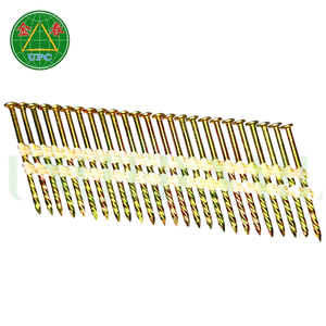 21 grados 2-3/8 "x 0.113" clavos intercalados 5000 Uds anillo/tornillo tipo vástago amarillo plateado para enmarcar PROYECTOS DE FÁBRICA DE Vietnam - Product Image 3