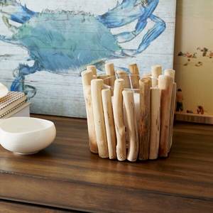 <b>Wooden</b> Round With <b>Stick</b> <b>Candle</b> Stand at Best Price for Parties Decorate Wood Handicrafts <b>Candle</b> Holder Product for Home Decor - Product Image 4
