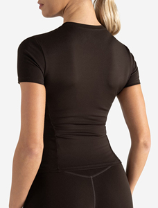 El último diseño de las mujeres Slim Fit Basic Custom Fit Camisetas para la venta Mujeres Crop Tops en todos los colores y tamaños - Product Image 3