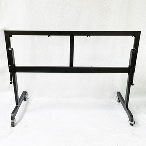 CHB68046 Industrial Design Style Office Furniture Folding <b>Table</b> <b>Legs</b> with Wheels Easy-To-Fold and Portable - Product Image 4
