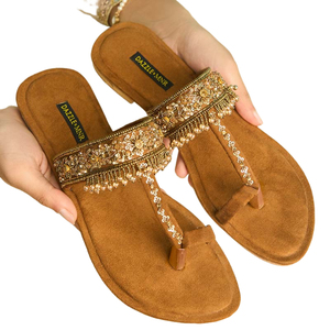 Sandalias Kolhapuri Ligeras de Alta Calidad para Mujer, Impermeables, Hechas en Pakistán, Tendencia de Moda para Todas las Temporadas - Product Image 1