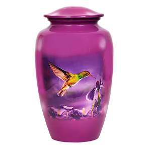 Urna clásica de cremación de metal hecha a mano con tallas tradicionales, perfecta para familias que valoran el patrimonio y la Cultura - Product Image 4