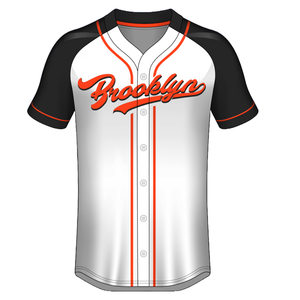 Maillot de baseball à manches courtes unisexe à impression complète OEM 100% chemises en polyester uniforme de sport à séchage rapide avec respirant grande taille - Product Image 5