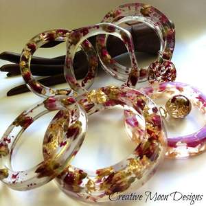 Brazalete de color resina epoxi pulsera brazalete exagerado deslumbrante Multicolor ancho Irregular cuadrado acrílico pulseras para - Product Image 6