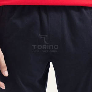 กางเกงสเวตเตอร์ผ้าแคนวาสของผู้ชายเอวยางยืดออกแบบโลโก้ได้ตามต้องการ - Product Image 6