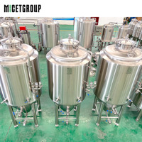 Réservoir de fermentation de bière Fermenteur à double enveloppe conique Équipement de fermentation Kit de système de brassage de bière à la maison