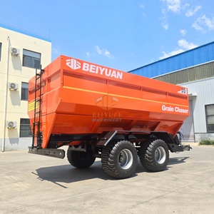 Высокоскоростная разгрузочная зерновая тележка бренда BEIYUAN | Тягач, тягач, удобрение, тендерный прицеп | Комбайн, зерноуборочная тележка - Product Image 6