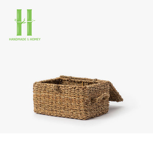 Cestas de algas marinas vintage Cesta de almacenamiento de mimbre con forma de cuenco Diseño OEM para exteriores Personalizado hecho a mano en Vietnam - Product Image 4