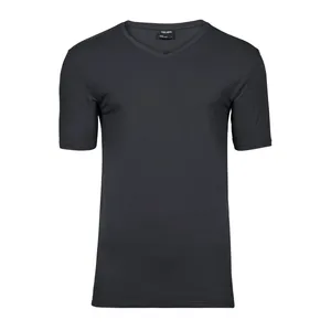 Camiseta Personalizada de Cuello en V Elástica para Hombre para Merchandising Promocional - Product Image 1