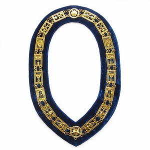 Conception la plus populaire du collier de chaîne maçonnique 2024 Design innovant personnalisé Collier d'officier maçonnique élégant de haute qualité - Product Image 6