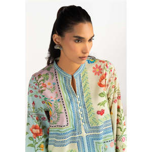 ชุดเซ็ตสไตล์โบฮีเมียนสำหรับผู้หญิง ผ้าฝ้ายผสมวิสโคส พิมพ์ลาย ระบายอากาศได้ดี เหมาะสำหรับฤดูใบไม้ผลิ/ฤดูร้อน รุ่น IPST-77228 - Product Image 6