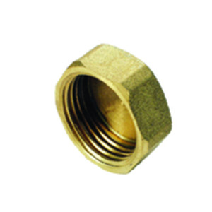 Calotta Idraulica Femmina Art. 300 Gr.3/8 in Ottone Giallo - Product Image 1