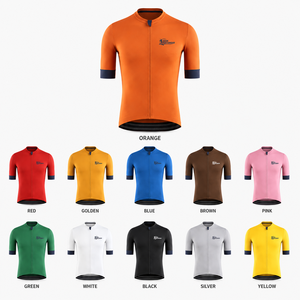Maillot de Ciclismo Personalizado para Hombre, Transpirable, Ligero, de Alta Calidad, Manga Corta, 280g, Secado Rápido, 100% Poliéster, Sin Costuras - Product Image 5