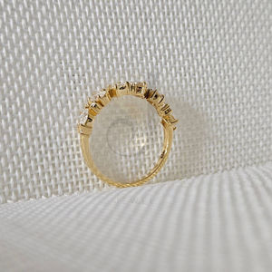 Bague en diamant de laboratoire certifiée VVS pour femmes IGI CVD HPHT Or 14 carats Coupe poire Princesse Bague fine Bague en diamant Moissanite VVS - Product Image 4