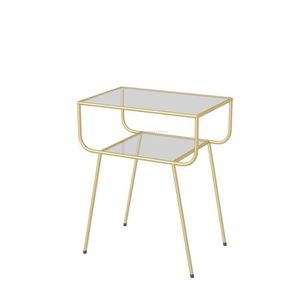 Table de chevet unique en laiton avec structure solide et finition élégante parfaite pour les chambres de luxe vintage et traditionnelles - Product Image 3