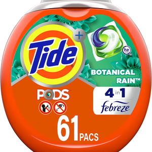 Cápsulas de detergente para ropa Tide PODS Plus Downy 4 en 1 HE Turbo, aroma April Fresh, paquete de 61 unidades - Product Image 6