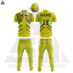 Uniforme de Cricket Sublimado Personalizado, Camiseta y Pantalón - Diseña Tu Propio Equipo, Tela Transpirable Personalizada de Alta Calidad - Product Image 6
