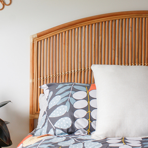 Cabecero de ratán Natural de tamaño king, panel de cabeza más vendido para cama king, fabricante vietnamita, venta directa - Product Image 5