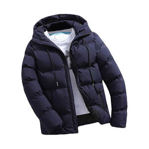 Veste d'hiver matelassée pour homme, doudoune épaisse, veste isolante et coupe-vent avec capuche amovible - Product Image 6