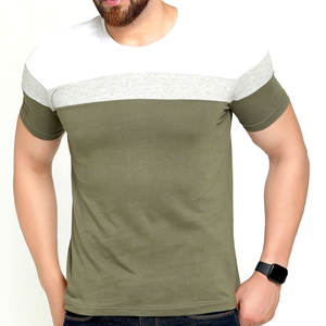 Nouveauté T-shirts pour hommes de couleur unie T-shirts pour hommes en matériau durable T-shirts pour hommes de qualité - Product Image 4