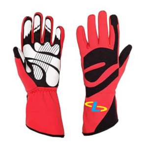 Diseño personalizado Bordado Logo Deportes al aire libre Guantes de carreras para hombres y mujeres Todos los tamaños Go-Karting Guantes de carreras - Product Image 1