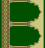 Technique tissée de tapis imprimé en nylon d'hôtel commercial pour un usage domestique Fournisseur de tapis de mosquée musulmane en Inde Avior
