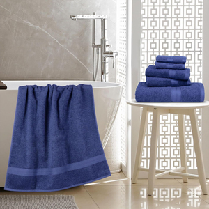 Grande serviette de bain unisexe Design personnalisé Style uni Vente en gros pour usage personnel Prix personnalisé - Product Image 3