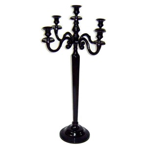 Nouveau Style vente chaude or métal Table pièce maîtresse plaqué or à la main bougeoirs candélabres pour la fête de mariage faveur de mariage - Product Image 2