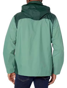 Veste de pluie réversible pour homme, coupe-vent, séchage rapide, écologique, tissu en toile douce, logo frontal, ajustement sans couture, respirante - Product Image 5