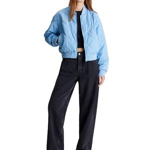 2025 vente en gros femmes dames Style classique broderie Patch Bomber varsity veste fermeture éclair veste grande taille femmes Bomber vestes - Product Image 5