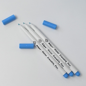 ปากกาทำเครื่องหมายสีน้ำเงินชั่วคราวทำจากญี่ปุ่นสำหรับผ้าหมึกลบได้และหมึกที่ถอดออกได้สำหรับเครื่องประดับเสื้อผ้า - Product Image 3