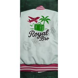 แจ็คเก็ตวาร์ซิตี้ผู้ชายสไตล์ไฮสตรีท ผลิตตามสั่งขายส่ง OEM ไซส์ใหญ่ ผ้าฝ้าย 100% กันน้ำ กันลม ระบายอากาศ ปักลายได้ - Product Image 4